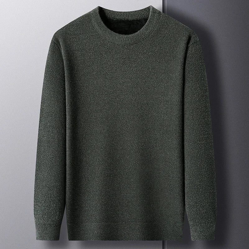 New Men's Casual Pullover Fashion Sweater Autumn and Winter Warm Top