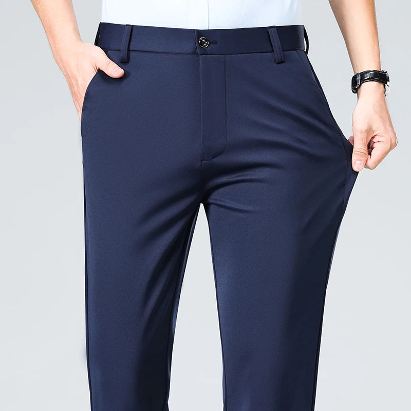 Men Formal Dress Quality Business Casual Pants