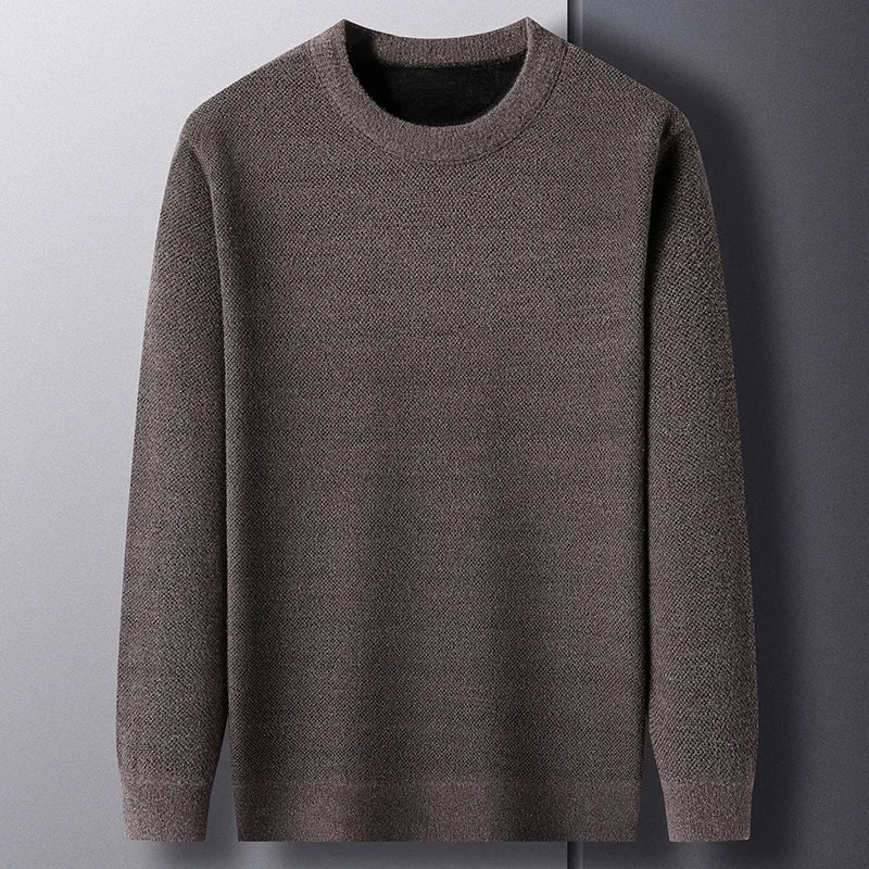 New Men's Casual Pullover Fashion Sweater Autumn and Winter Warm Top