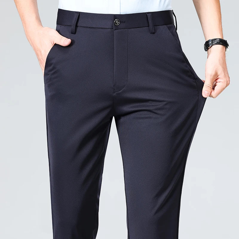 Men Formal Dress Quality Business Casual Pants