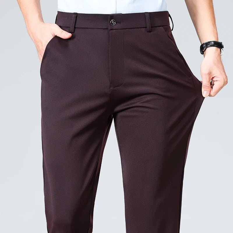 Men Formal Dress Quality Business Casual Pants