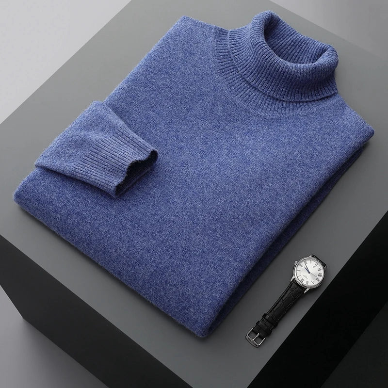 100% Wool Turtleneck Sweater