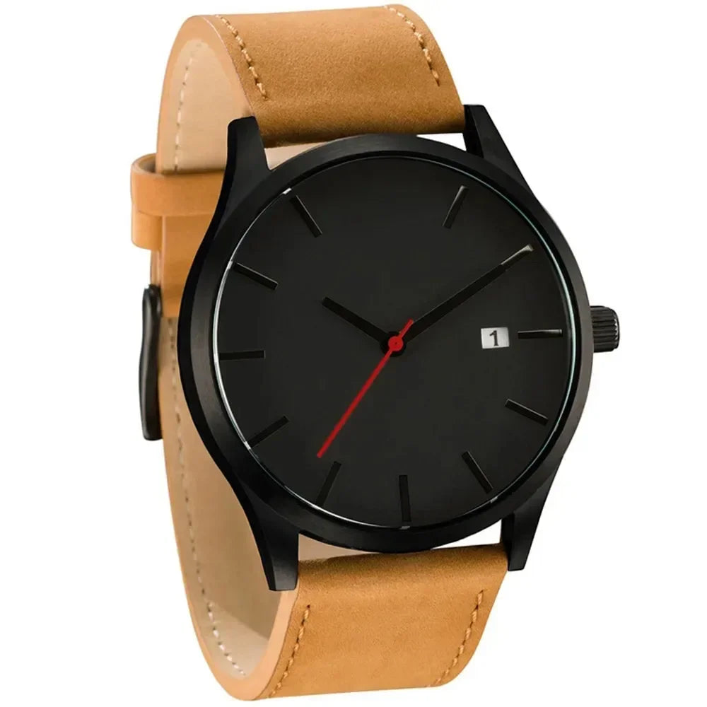 Relogio Masculino Men Watch Fashion Sport Watches New Men's Watch Men Calendar Leather Casual Quartz Clock Relojes Hombre